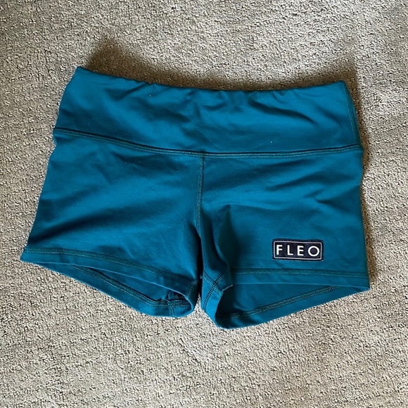 FLEO Deep Teal 3.25 Shorts - Picture 1 of 3